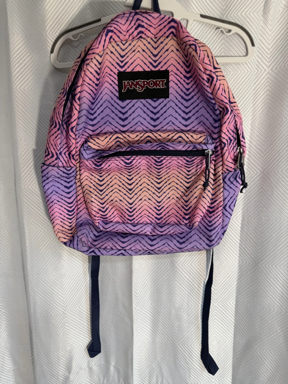 JanSport Pink & Purple Gradient Tie-dye  Backpack